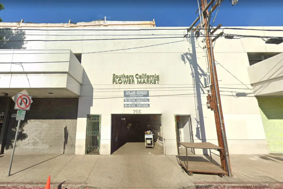 Southern California Flower Market, Google Street View
